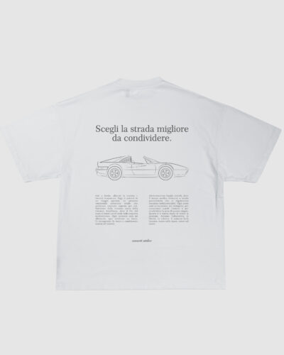 T-Shirt "SCEGLI LA STRADA MIGLIORE DA CONDIVIDERE"